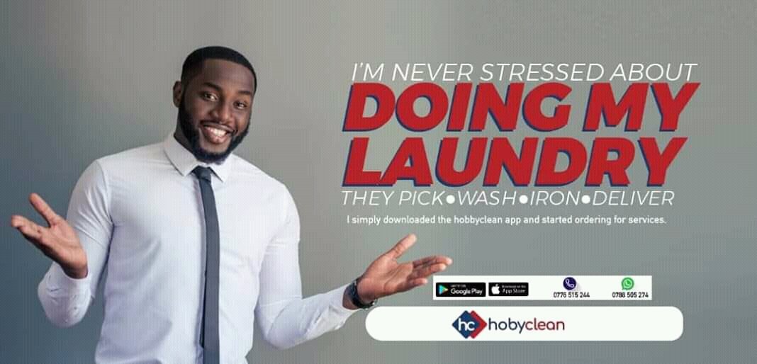 Introducing Hoby Clean: a revolutionary online on-demand Laundry service. 35 MUGIBSON
