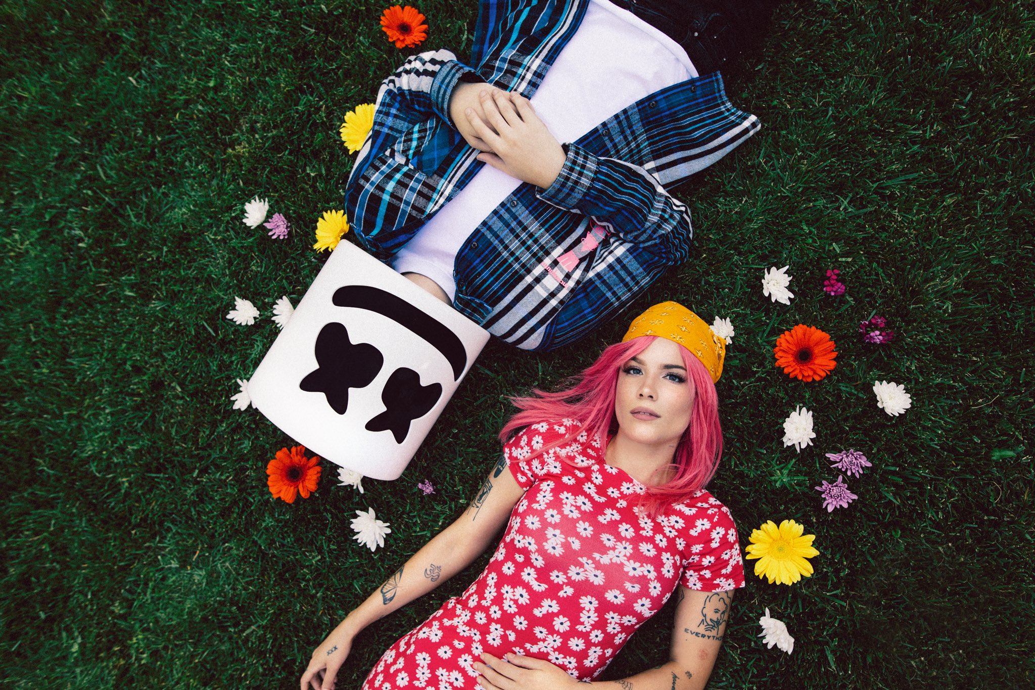 New Music: Halsey and Marshmello’s heartfelt new single ‘Be Kind’. Listen Here: - 9 MUGIBSON