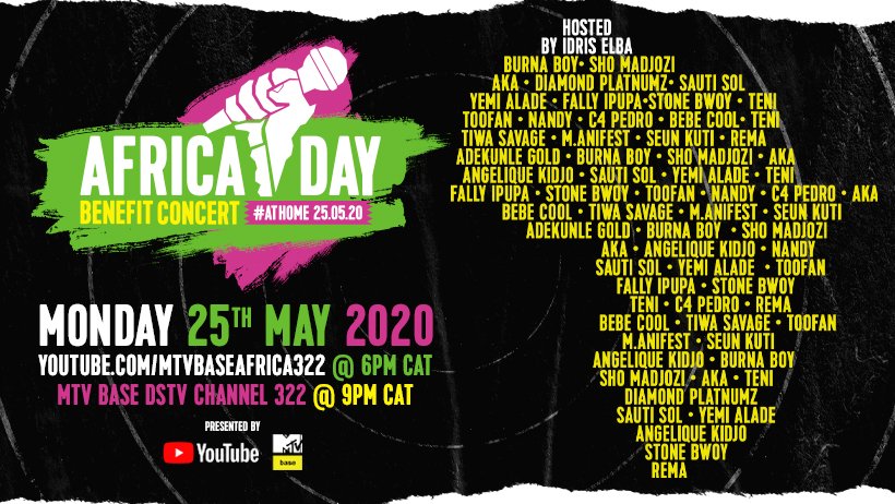 Bebe Cool, Sean Paul, Nasty C, Teni, Sho Madjozi and more to perform in the “Africa Day" Benefit Concert At Home. 9 MUGIBSON