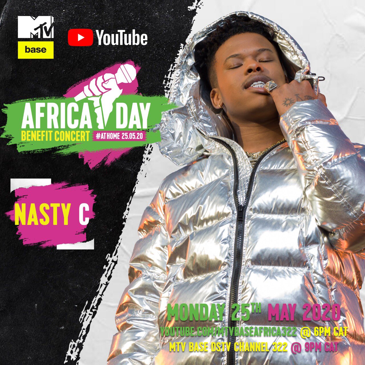Bebe Cool, Sean Paul, Nasty C, Teni, Sho Madjozi and more to perform in the “Africa Day" Benefit Concert At Home. 22 MUGIBSON