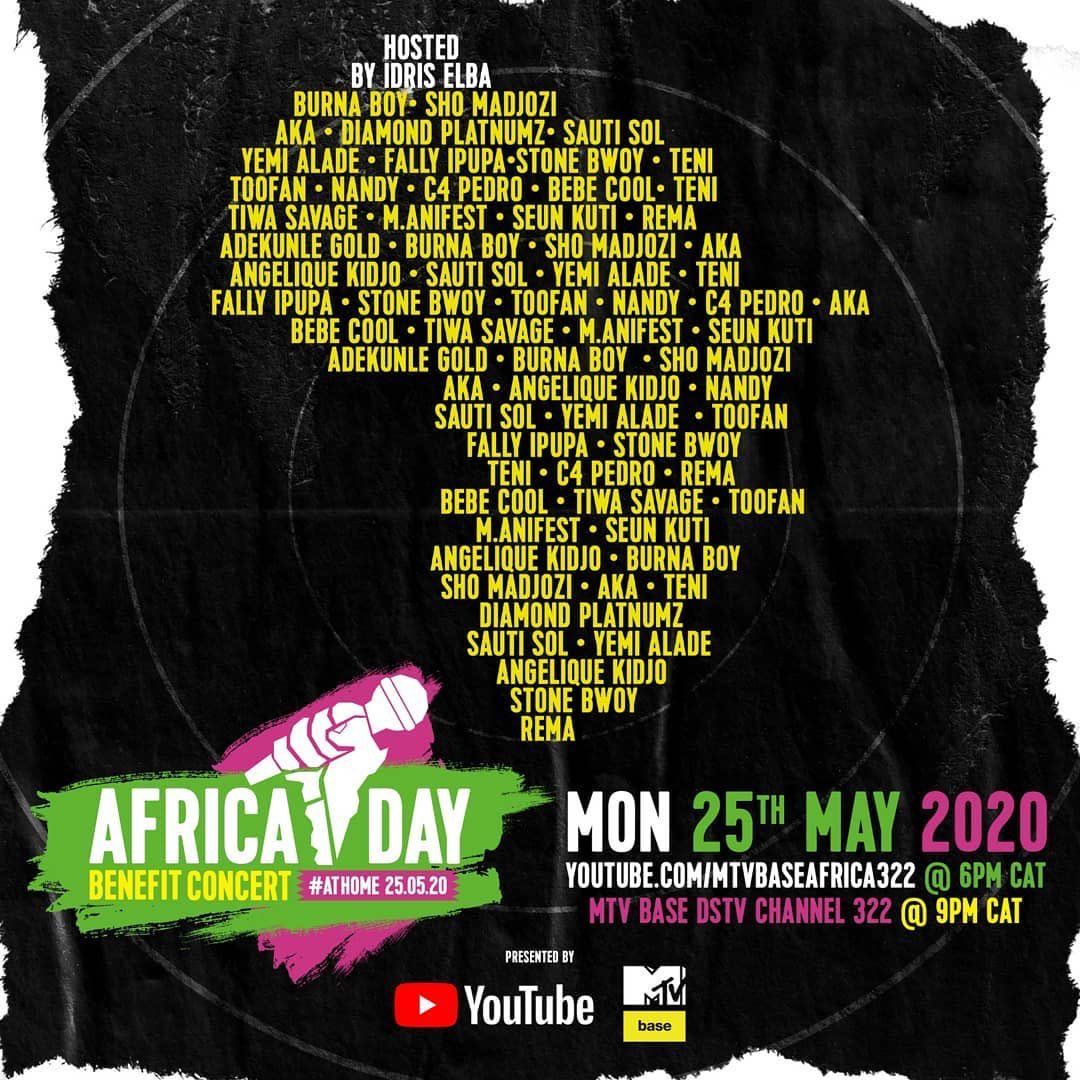 Bebe Cool, Sean Paul, Nasty C, Teni, Sho Madjozi and more to perform in the “Africa Day" Benefit Concert At Home. 7 MUGIBSON