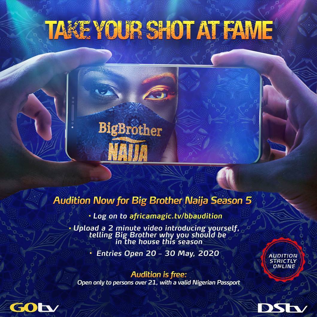 Big Brother Naija returns in season 5. Here’s how to audition:- 3 MUGIBSON