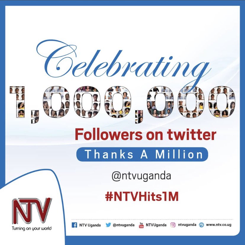 NTV Uganda Hits 1 Million Followers on Twitter 1 MUGIBSON